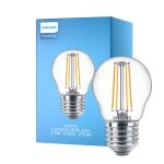 Philips Corepro LED Lustre E27 boll Filament Klar 4.3W 470lm - 827 Extra Varm Vit | Ersättare 40W
