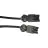 Noxion GST - Kompatibel Förlängningskabel Svart - Manlig + Kvinnlig - 5m - 3 pole 1,5mm2