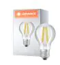 Ledvance Classic Superior LED Lampa E27 Päron Filament Klar 13.8W 1521lm - 927 Extra Varm Vit | Bästa färgåtergivning - Dimbar - Ersättare 100W