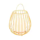 Nordlux Bordslampa Jim To-Go Portable Batteri Metall Apelsin 3W 300lm - 827 Extra Varm Vit | 3-Stegs Dimbar 