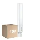 Flerpack 10x Philips CorePro PL-S LED 5W - 840 Kallvit | 2-Stift - Ersättare 11W