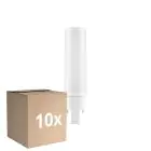 Flerpack 10x Ledvance Dulux-D LED 6W - 830 Varm Vit | 4-Stift - Ersättare 13W