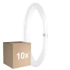 Flerpack 10x Osram LED Rör T9 Cirkulär (EM/Mains) 18.3W 2000lm - 830 Varm Vit | Ersättare 32W