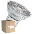 Flerpack 10x Ledvance LED Spot GU10 PAR16 6.1W 575lm 60D - 927 Extra Varm Vit | Bästa Färgåtergivning - Dimbar - Ersättare 80W